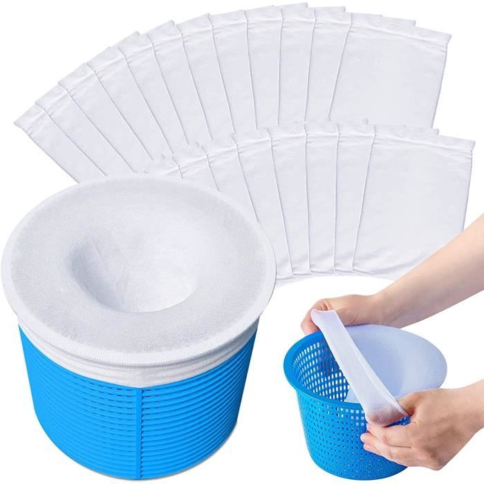 EiWasser Lot de 10 Chaussettes de Skimmer pour Piscine Filtre de Piscine Filet pour Filtre de EiWasser Lot de 10 Chaussettes de Skimmer pour Piscine Filtre de Piscine Filet pour Filtre de