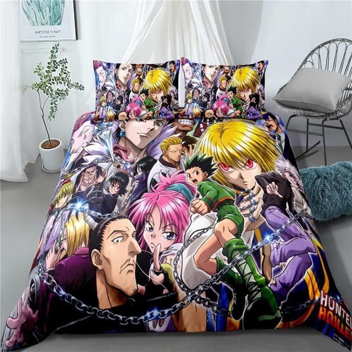 Housse De Couette K Pop Demon Hunter Pour Enfants – Microfibre Douce, Lavable Machine, Motif Gaming 90x190 Cm + Taie