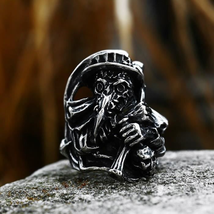 Bague sales corbeau homme