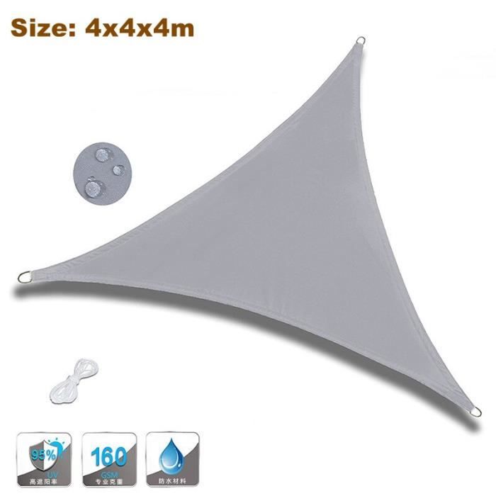 Umi Volie D'Ombrage Triangle 3,6X3,6X3,6M Imperméable Toile Ombrage Uv Protection Pour Jardin