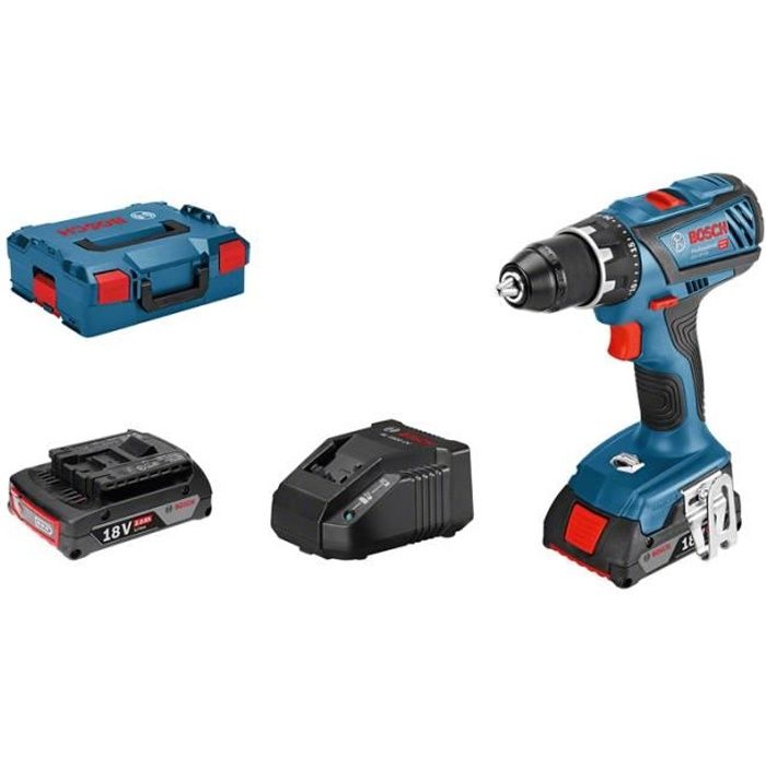 Bosch Perceuse visseuse sans fil GSR 18V 28 2 batteries 18 V 5 Ah Professional Bosch 06019H4101