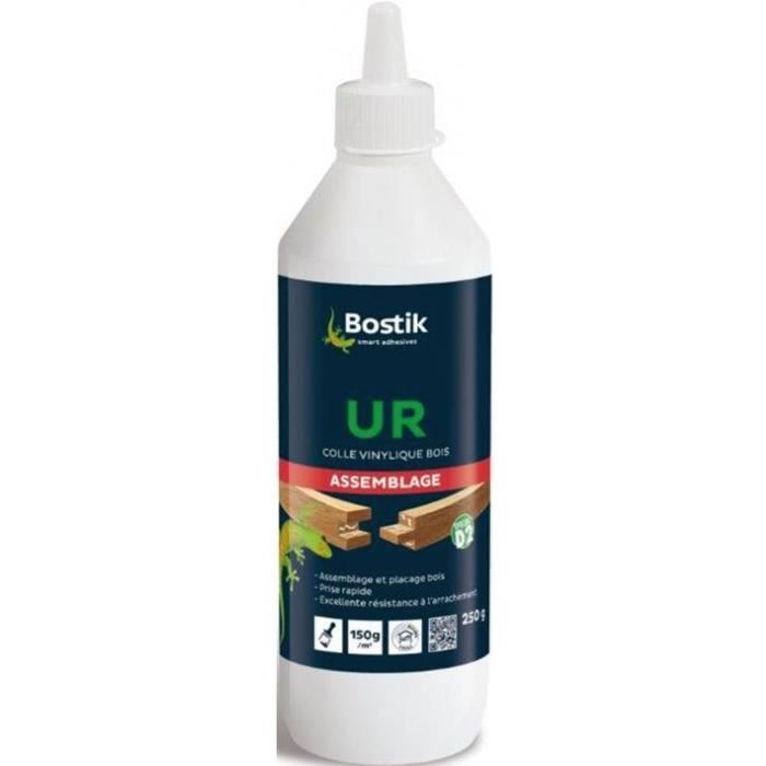 Colle Vinylique - BOSTIK - UR Spciale D2 - Prise Ultra Rapide - Rsistance   l'Arrachement - 250 g - Cdiscount Bricolage