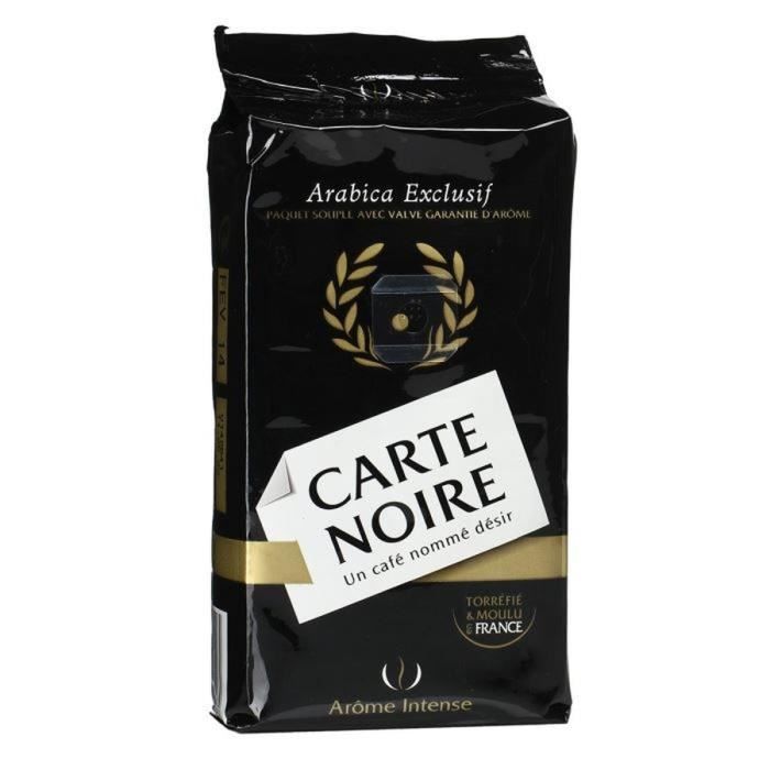 LOT DE 4 - CARTE NOIRE - Café Moulu Arabica - paquet de 250 g