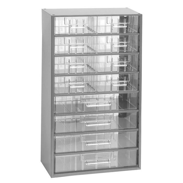 Casier de rangement pour vis Bloctiroirs HxLxP 551 x 306 x 155 mm