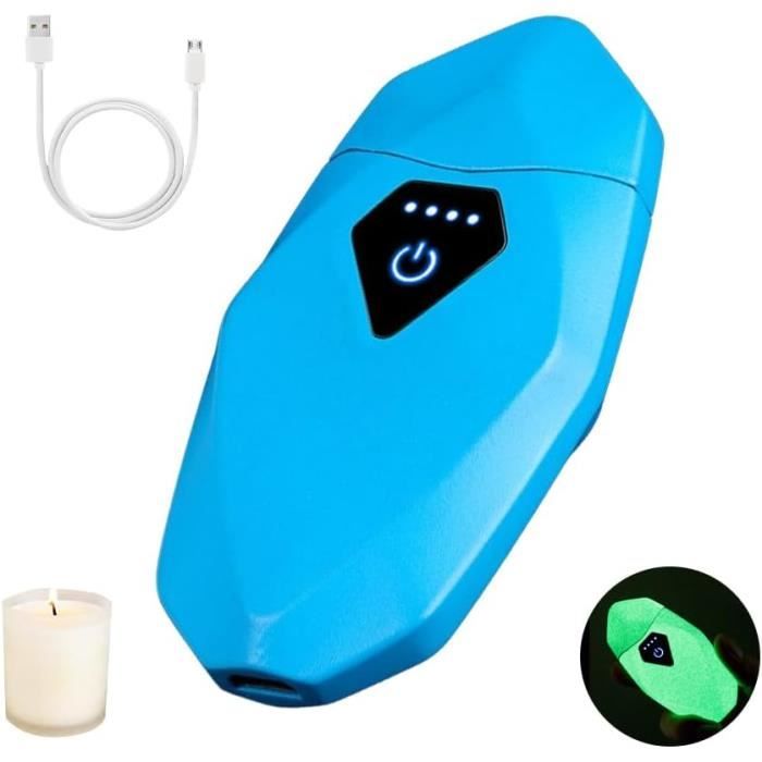 Briquet à Arc électrique Rechargeable Avec Câble USB, Coupe-vent, Sans