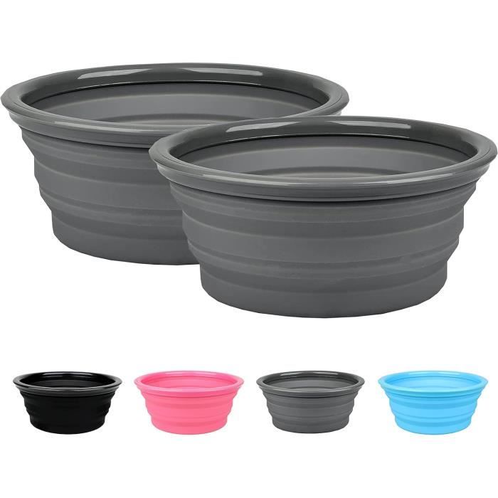 Gamelle Pliable Silicone Grise