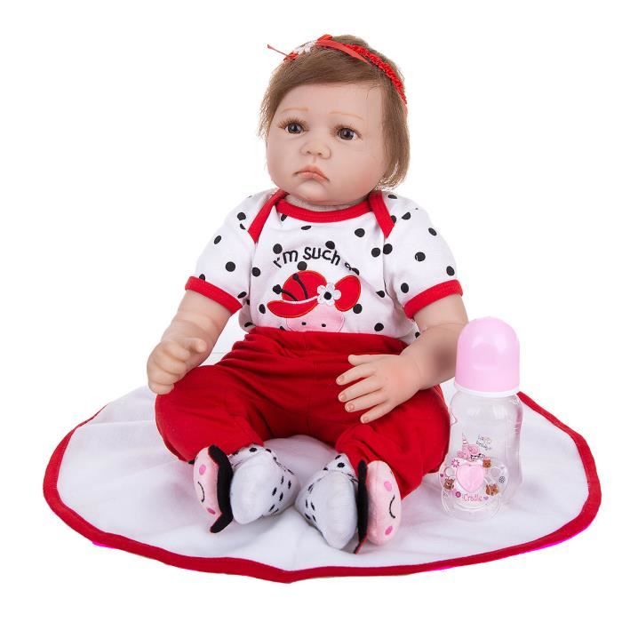 Poupée réaliste bébé en vinyle souple