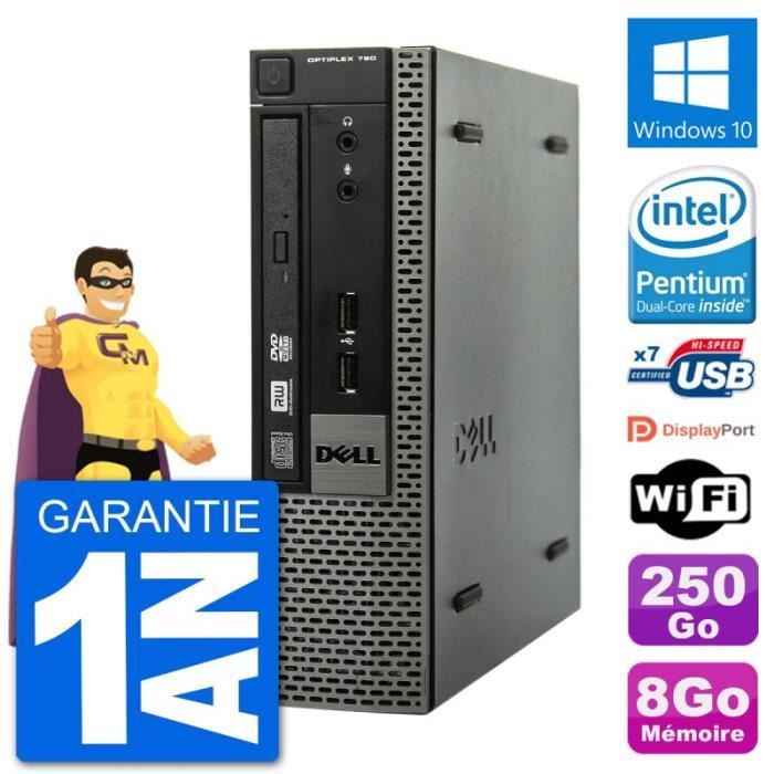 Ultra Mini Pc Dell Optiplex 790 Usff G640 Ram 8go Disque 250go Windows 10 Wifi Prix Pas Cher Cdiscount
