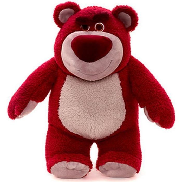 Gros nounours / nounours 160cm - Peluche douce - Blanc et rouge