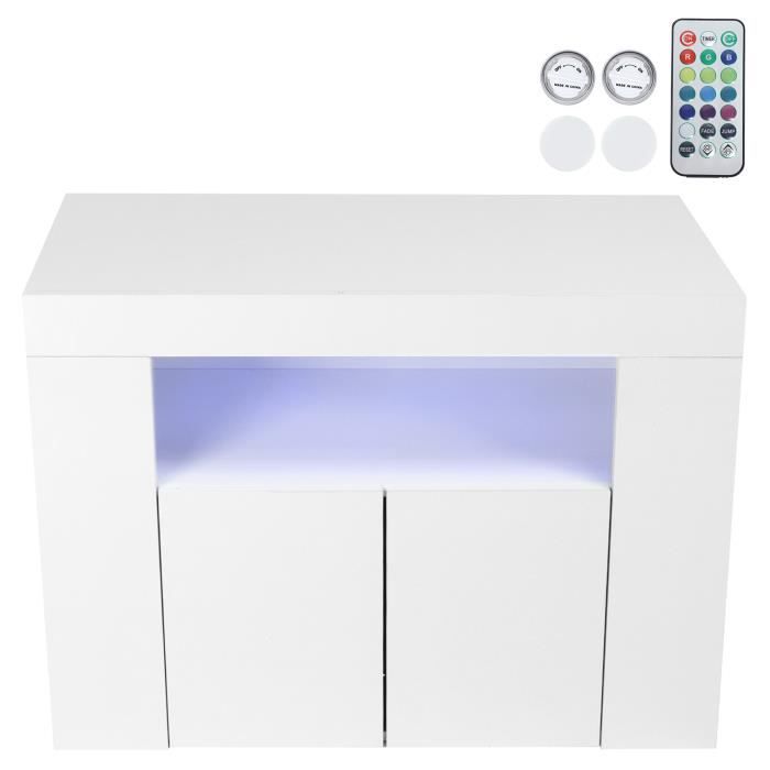 Duokon Meuble télévision Armoire TV D'angle à 2 Couches, Support TV