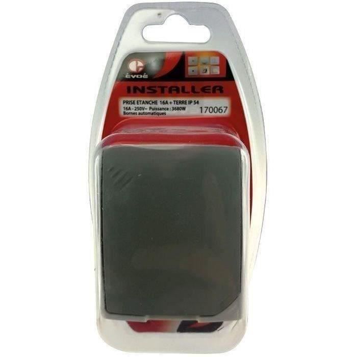EVOE Prise 10/16A - Boitier étanche