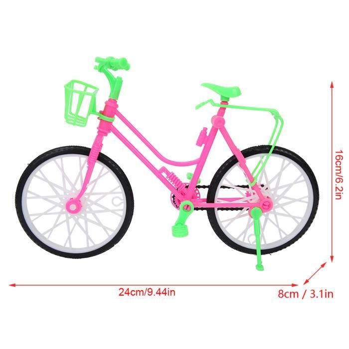 Siège De Vélo Pour Poupée - Accessoire Pour Vélo De Fille, Avec Autocollants