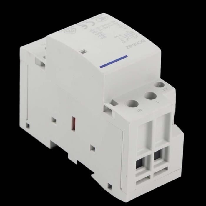 Contacteur AC TOMZN 2P 20A 220-240V 50/60Hz 2NO Pour Rail DIN - Référence CT1-25, Neuf