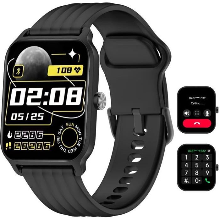 GaWear Montre Connectée Femme avec Appel,1.43 AMOLED, Montre élégante avec  Moniteur de Fréquence Cardiaque SpO2 Sommeil,Smartwatch Sport IP68