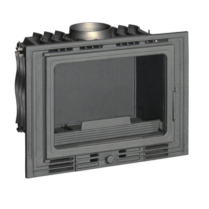 INVICTA Foyer 700 Eco en fonte - 8 kW - Bûches : 50 cm - Rendement : 75 % -  Flamme Verte 6* - Classe énergie A - Fabriqué en FRANCE - Cdiscount  Bricolage