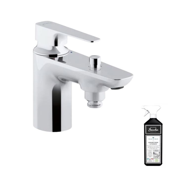 Mitigeur bain douche JACOB DELAFON Aleo+ monotrou chrome + nettoyant