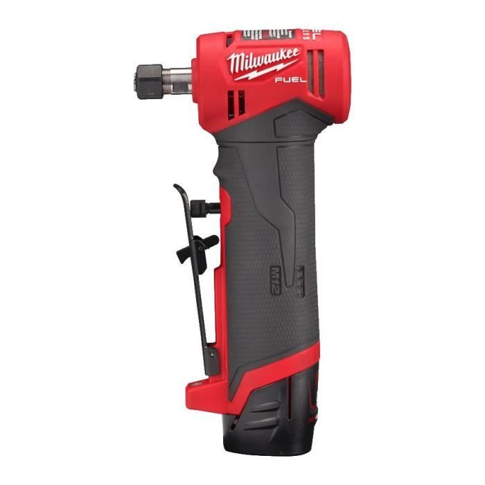 Milwaukee M12 FDGA Meuleuse Droite Angle 12V 1 batterie 4Ah 1 batterie 2Ah 4058546290672