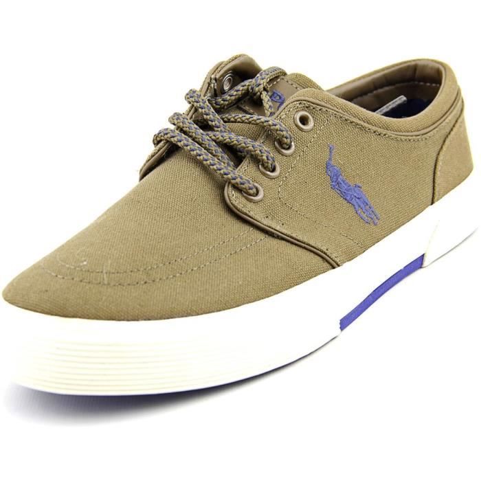 Baskets homme POLO RALPH LAUREN FAXON – Blanc – Kevajo