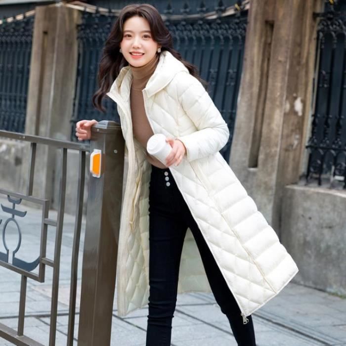 Manteau blanc femme hiver discount