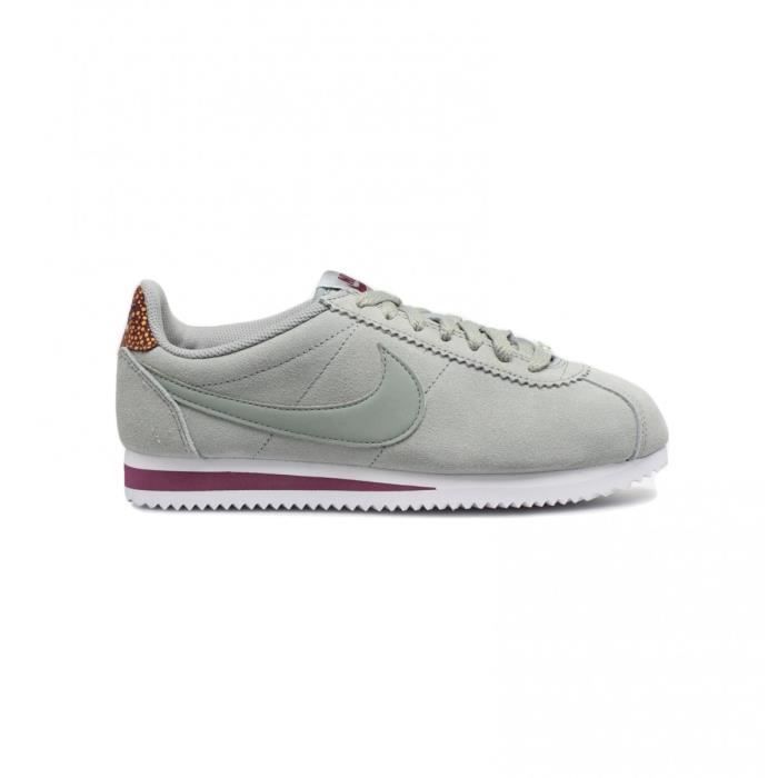 nike classic cortez femme gris