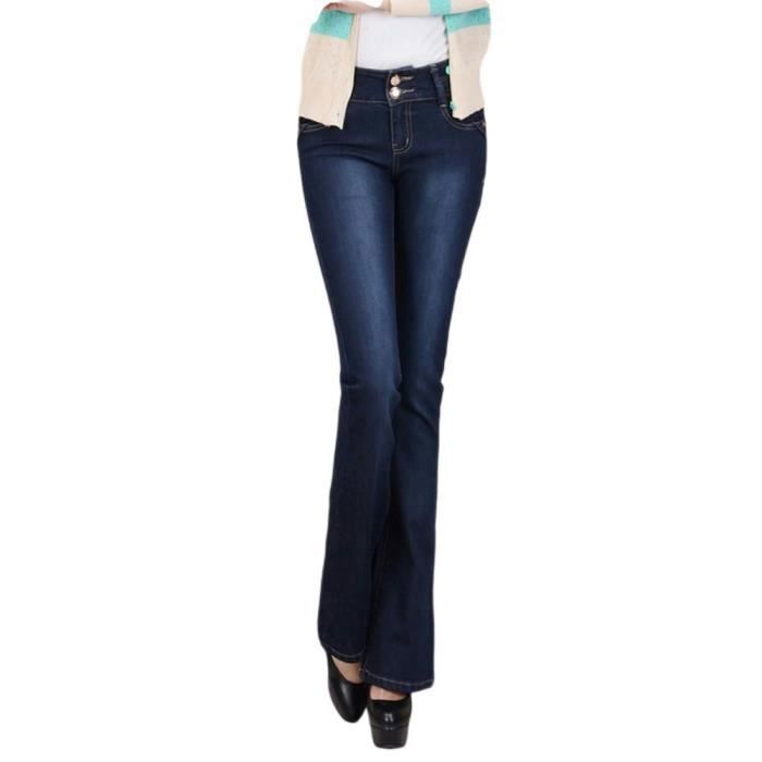 Jean Bootcut Evie Taille 12 Délavé Bleu - Jambe 31, Coupe Femme, Très Bon état