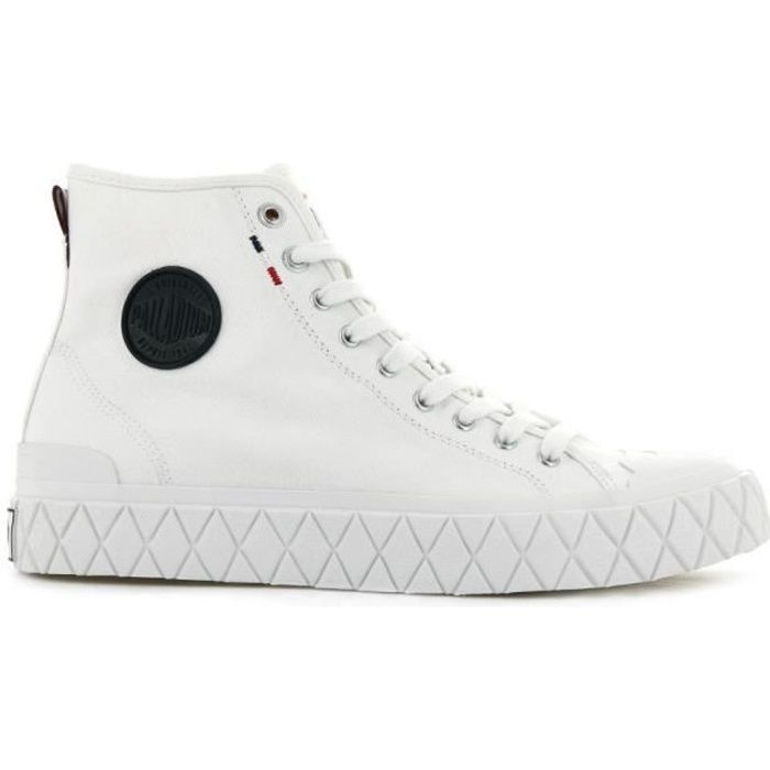 Baskets PALLADIUM Palla Ace Canvas Mid Blanc Femme Blanc