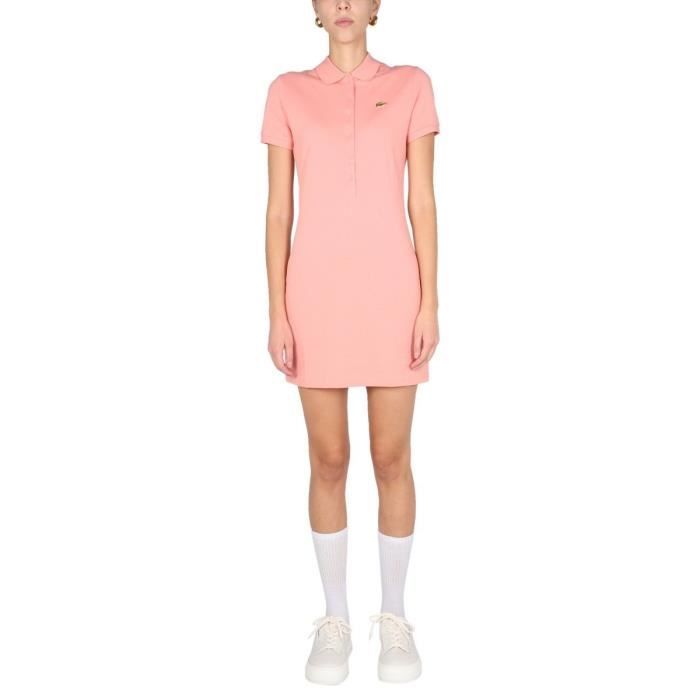 robe lacoste rose