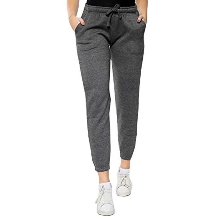 Pantalon De Yoga Femme Taille Haute Avec Poches - Coupe Large Et Confortable En Polyester, élastique à Cordon