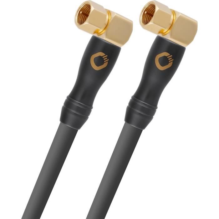 Oehlbach D1C62008 Giunto angolare coassiale placcato oro Connessioni Oehlbach D1C62008 Giunto angolare coassiale placcato oro Connessioni