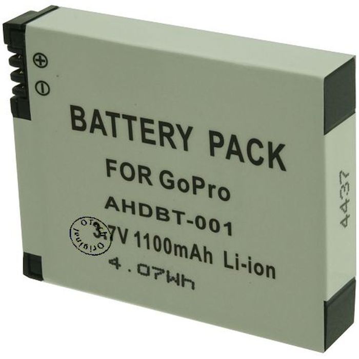 Batterie Camescope pour GOPRO HD HERO 2 - Cdiscount Appareil Photo