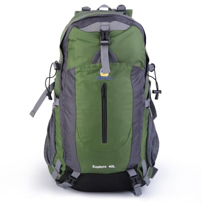 Sac à dos 40L Randonnée en camping en plein air exploration avec le système de support