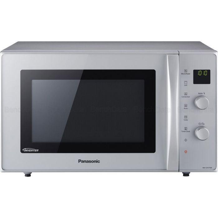 Panasonic - micro-ondes combiné 27l 1000w argent - nncd575mepg