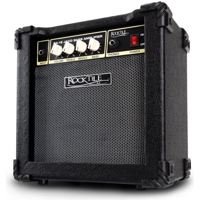 amplificateur Rocktile BA-15 Jaco combo basse 15 Watt