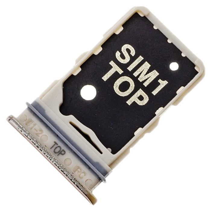 Tiroir Carte Dual SIM pour Samsung Galaxy A80 Piece de Remplacement Original Doré