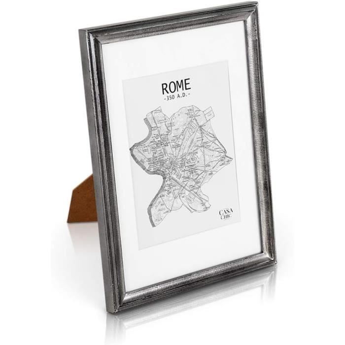 Cadre A4 Original en Bois Massif Shabby Chic - Aspect Antique/Vintage - Vitre en Verre trempé - Passe Partout pour Photo 20x15 cm - 2 cm d'épaisseur Cadre A4 Original en Bois Massif Shabby Chic - Aspect Antique/Vintage - Vitre en Verre trempé - Passe Partout pour Photo 20x15 cm - 2 cm d'épaisseur