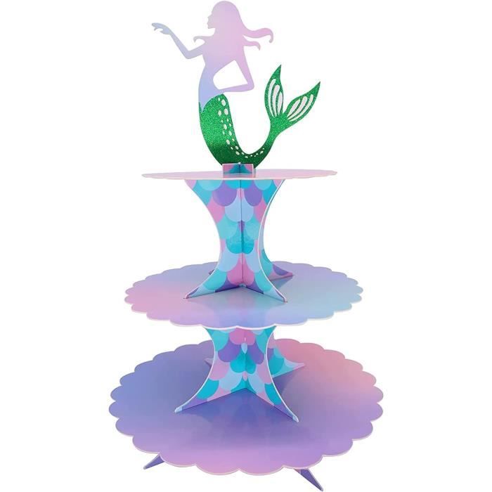 Support à Gâteaux 4 Niveaux Personnalisé - Assiettes Anciennes Porcelaine - Thème Tea Party