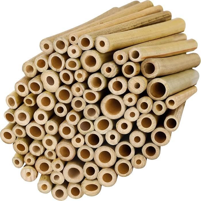 100 Bâtonnets En Bois Naturel De 10 Cm - Pour Bricolage, Déco, Mariage, Aquarium - Coupe Fine Aux Deux Extrémités
