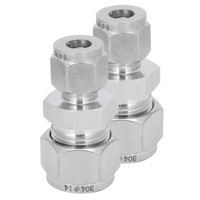 5 Pièces Adaptateur Filetage Hexagonal Acier Inoxydable M14 F To M16 M - Raccord Tuyau Laiton