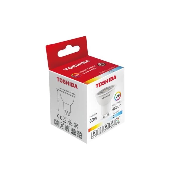 Ampoule LED Spot GU10 Verte - 1.4W - 21 LED - 50mm - Neuf