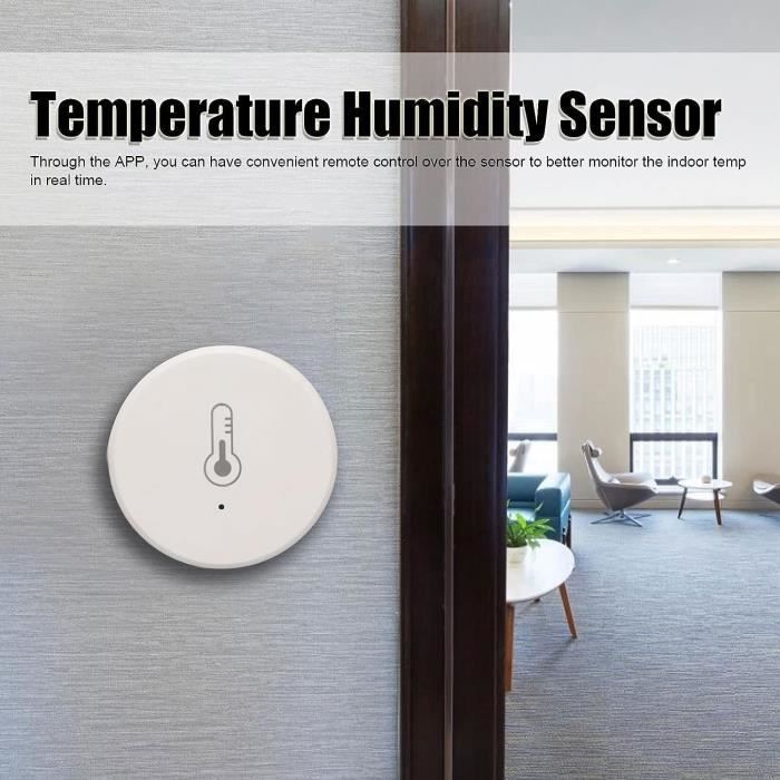 Capteur Température Humidité Extérieur Sans Fil 433,92 MHz - Pour Station Météo FanJu - Portée 60 M - Montage Mural Ou Sur Table