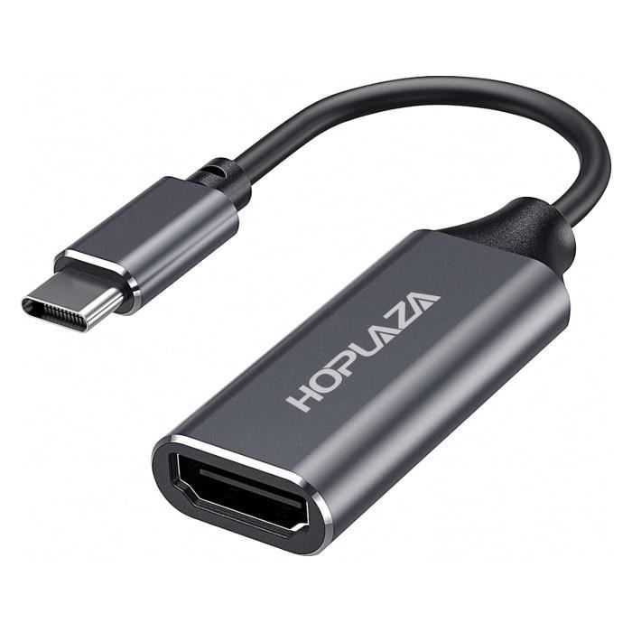 Apple Adaptateur USB-C vers HDMI 4K @ 60 Hz pour iPhone 15 16 MacBook Pro Air iPad Pro, certifié MFi, câble AV HDMI 2.0 numérique compatible avec Samsung Galaxy S25, Nintendo Switch Apple Adaptateur USB-C vers HDMI 4K @ 60 Hz pour iPhone 15 16 MacBook Pro Air iPad Pro, certifié MFi, câble AV HDMI 2.0 numérique compatible avec Samsung Galaxy S25, Nintendo Switch