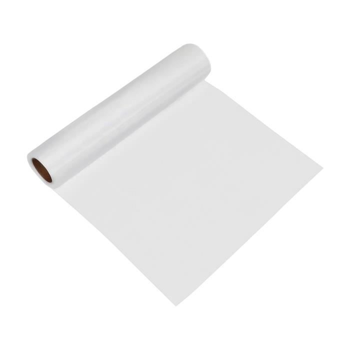 Papier Broderie Soluble A4 – Lot De 8 Feuilles – Stabilisateur Auto-adhésif Hydrosoluble – Pour Broderie Machine Ou Main – Facile à Retirer à L'eau
