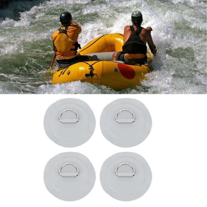 ESTINK patch pour anneau en D pour bateau gonflable 4 pièces D Ring