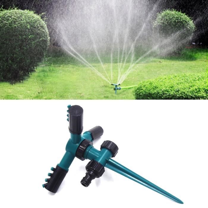 Arrosage rotatoire automatique d/'arroseuse de pelouse de jardin de tête de