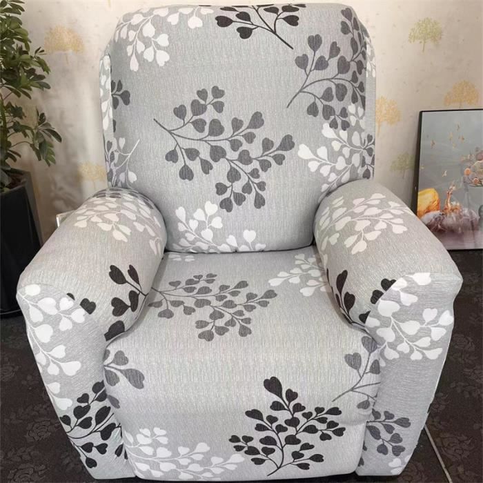 Housse De Fauteuil Imperméable Et Antidérapante - Avec Poches Latérales - Pour Fauteuil Relax, Canapé 1 Place - Protection Animaux Et Enfants