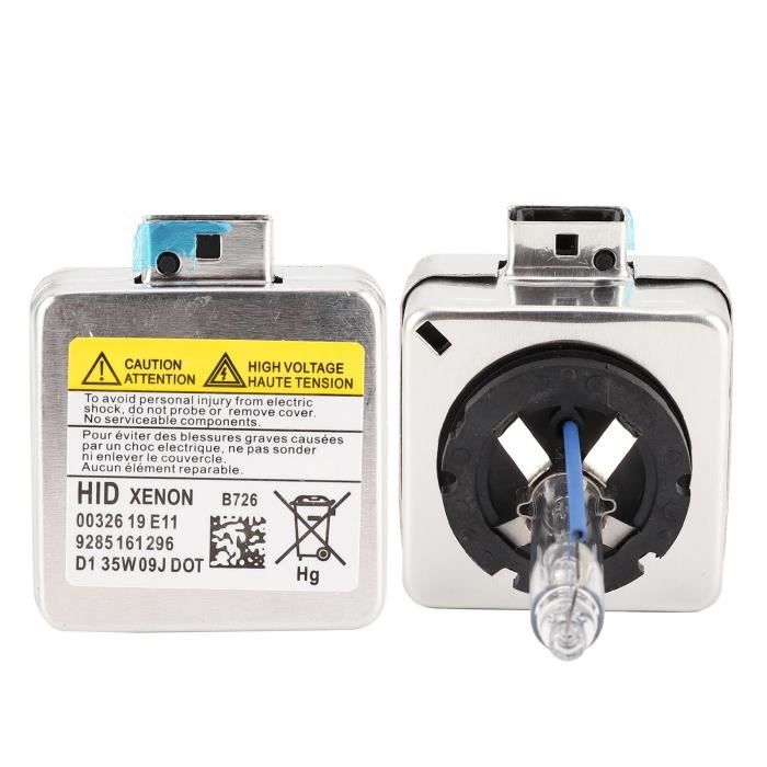 Ampoule Phare Xenon D1S 8000K Neuve - 35W, Lumière Bleue, Compatible CANbus, Pour Feux De Route, Marque SLPRO