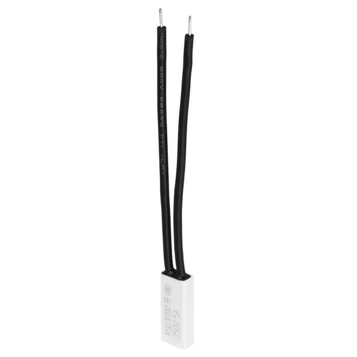 Sourcing Map KSD9700 Thermostat 85°C Normalement Ouvert - Interrupteur Thermique 5A, Lot De 2