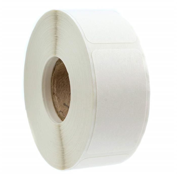 1000 Étiquettes Autocollantes Blanches Imperméables 6x3 Cm – Idéales Pour Bocaux, Confitures, Organisation Maison & Bureau
