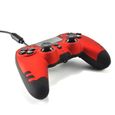 Manette filaire SteelPlay Metaltech Rouge pour PS4-1