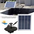9V 2.0W Kit de pompe de fontaine solaire pour Paysage extérieur Décoration de jardin-SPR-1